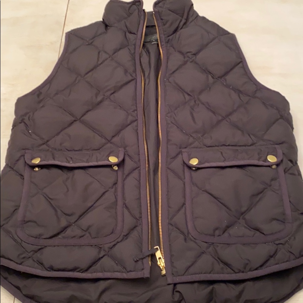 J Crew black vest small